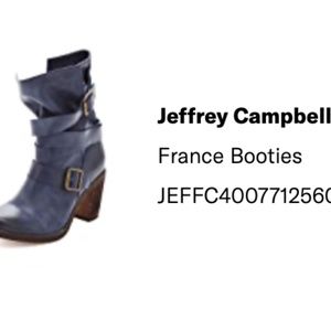 Jeffrey Campbell France Boots - Navy US 8